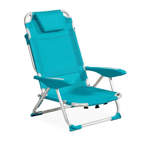 Ce Fauteuil De Plage Malin Vous Accompagne Pour Toutes Vos Sorties À La Mer. Portez-le En Sac À Dos Grâce À Ses 2 Bretelles Rembourrées Intégrées, Dépliez-le Et Installez-vous Confortablement. La Chaise De Plage Possède Un Dossier Inclinable En 4 Positions Sur Un Simple Mouvement Des Accoudoirs. Sa Toile Respirante En Textilène Et Son Coussin Repose-tête La Rendent Très Agréable. Pratique, Elle Comprend Une Pochette De Rangement À L'arrière Du Dossier Et Une Poche Secrète Dans Le Repose-tête Pour Glisser Vos Objets De Valeur. La Toile Résiste Aux Agressions Extérieures (eau, Sel, Sable) Et Conserve L'éclat De Sa Couleur Dans Le Temps. Sa Structure En Aluminium Est Solide Et Durable. Lorsqu'il Est Plié, Dimensions Du Fauteuil : Hauteur 69 X Largeur 58 X Épaisseur 11cm. Poids Du Fauteuil À L Lounge