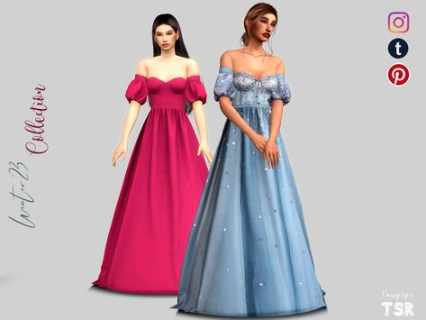 Sims 4 Ballgown Cc, Sims 4 Ballgown, Sims 4 Quinceanera Cc, Sims 4 Cc Dress Elegant, Sims 4 Cc Ball Gowns, Sims 4 Ball Gown, Sims Bridgerton, Sims 4 Cc Prom Dress, Sims 4 Gown Cc