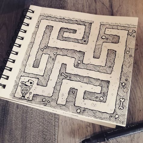 Maze Drawing Ideas, Maze Drawing Illustration, How To Draw A Maze, Maze Illustration, Maze Ideas, Maze Art, Maze Drawing, Moon Door, Sketchbook Pencil