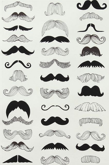 Where's My Stache Ivory | Flickr - Photo Sharing! Alexander Henry Fabrics, Alexander Henry, Moustaches, 영감을 주는 캐릭터, Drawing Challenge, Art Plastique, Art Lessons, Silhouette Cameo, Different Types