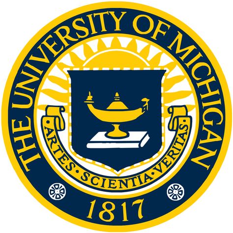 University of Michigan - Wikipedia Michigan Logo, Michigan Sticker, Michigan Go Blue, Harvard College, Maize And Blue, Michigan Wolverines Football, Michigan Sports, Wolverines Football, Michigan University