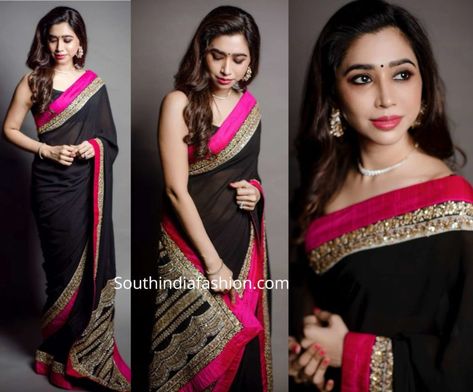 Aarthi Ravi, Aarti Ravi, Sarees Ideas, Sabyasachi Saree, Celebrity Saree, Sabyasachi Sarees, Blouse Necklines, Wedding Saree Blouse, Wedding Saree Blouse Designs