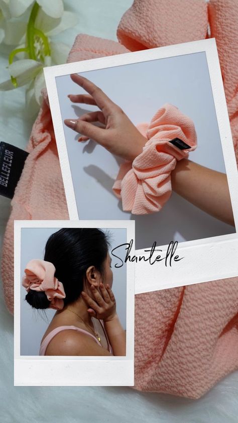 Scrunchies Ideas, Diy Hair Scrunchies, Scrunchie Styles, Hair Tie Accessories, Scrunchies Diy, Small Business Packaging Ideas, Creative Photoshoot Ideas, Small Business Social Media, Hair Accessories Collection