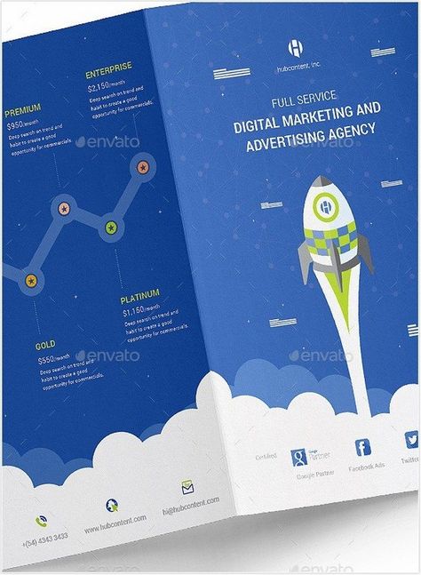 Digital Marketing & Advertising Agency Brochure Digital Marketing Brochure Design, Digital Marketing Brochure, Digital Advertising Agency, Creative Business Cards, Best Advertising, Letterhead Business, Square Brochures, Marketing Brochure, Free Brochure Template