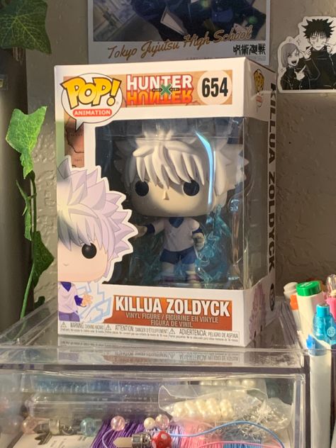 Hunter X Hunter Merch, Hxh Merch, Hunter X Hunter Figures, Manga Shelf, Aesthetic Objects, Killua Zoldyck, Anime Merch, Pop Figures, Wallpaper Space