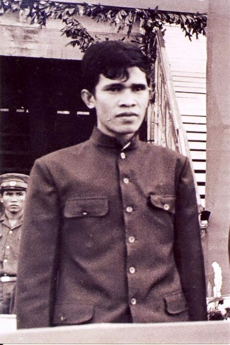 Hun Sen 1980s. Cambodia History, Khmer House, Hun Sen, Khmer Tattoo, Forced Labor, Phnom Penh, Wall Panel, Double Breasted Suit Jacket, Real People