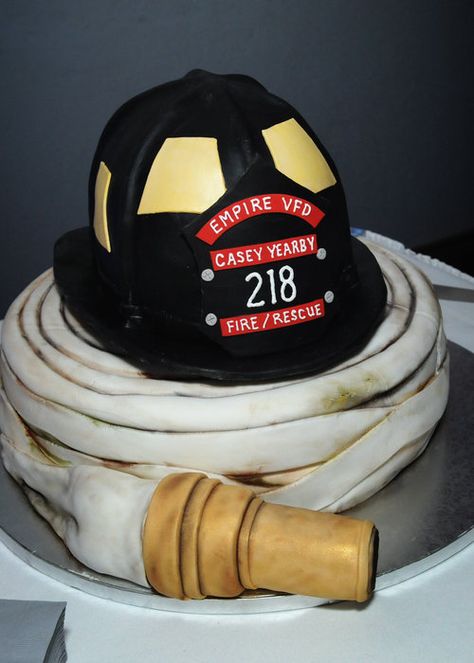 Firefighter Grooms Cake, Firefighter Wedding Cakes, Grooms Cake Tables, Fireman Wedding, Fire Fighter Cake, Fireman Cake, Fire Cake, Rings Big, Short Bride