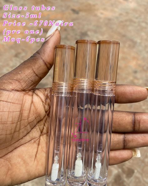 🌸Glass Tubes 🌸 Price:670naira (per one) Moq-6pcs Size-5ml Suitable for showcasing different samples of colors for lipgloss,lipbalm,lip stain etc. Use the link to make purchases and Send a dm for enquires #versagelvendorNigerian #lipglosstubevendor #lipglosstubes #versagelvendor #versagelvendorNigerian #lipglosstubesvendor #lipglosstubebenin Lipgloss Base, Lip Gloss Tubes, Lip Stain, Lip Balm, Lip Gloss, Stain, Lips, Glass, Quick Saves