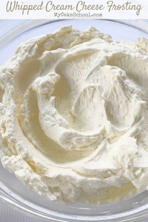 The BEST Whipped Cream Cheese Frosting recipe! This frosting tastes amazing on cakes and cupcakes, pipes great, and is not overly sweet! #whippedfrosting #whippedcreamcheesefrosting #easywhippedcreamcheesefrosting #creamcheesefrosting #frostingrecipe Whipped Cream Cheese Frosting Recipe, Lemon Coconut Cake, Coconut Cream Cheese Frosting, Lemon And Coconut Cake, Whipped Cream Cheese Frosting, Banana Split Cake, Coconut Baking, Cheese Frosting Recipe, Moist Lemon Cake