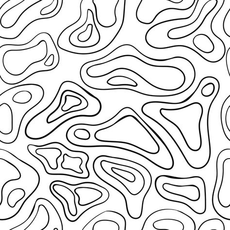 Organic Lines Pattern, Simple Line Designs Pattern, Background Drawing Ideas Patterns, Draw Prompts, Pattern Design Simple, 2d Pattern, Abstract Seamless Patterns, Simple Pattern Design, Pattern Outline