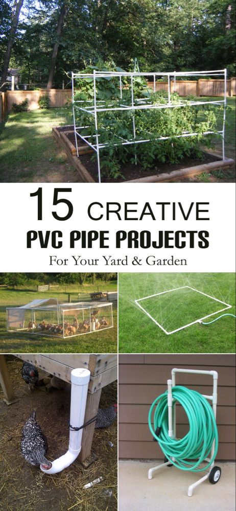 Pvc Pipe Crafts, Pvc Pipe Projects, Pvc Projects, Yard And Garden, Pvc Pipes, Diy Pipe, Diy Garden Projects, Pvc Pipe, Garden Crafts