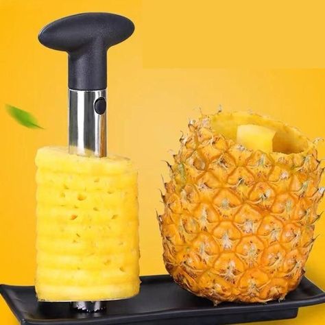 🔥Limited Edition! Pineapple Slicer Peeler Cutter Parer Knife! 📢 $15.49 #gadgets #copingshop #shoppings #shoppinglover #shoppingonline #shopping4u #shoppingfamily Pineapple Slicer, Pineapple Corer, Cut Pineapple, Pineapple Lovers, Pineapple Rings, Fruit Parfait, Western Restaurant, Accessories Kitchen, Tools Kitchen