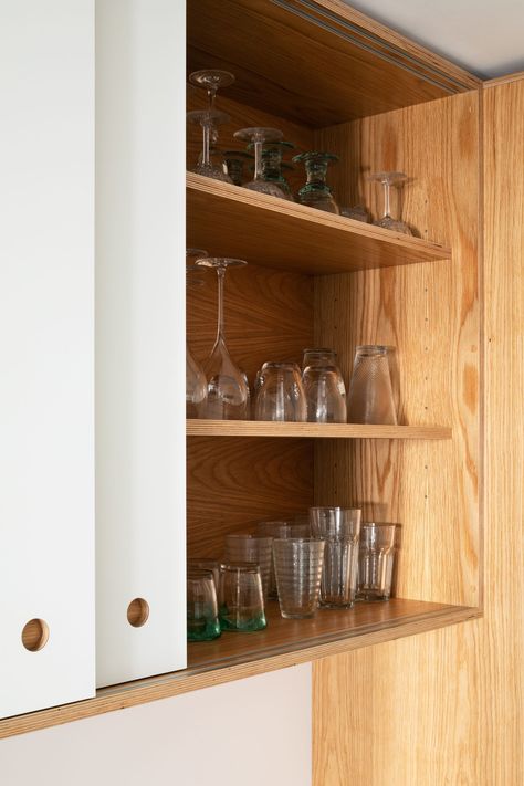 Bespoke | Uncommon Projects Marine Plywood Kitchen, Uncommon Projects, Plywood Kitchens, Plywood Kitchen, South Street, The Barbican, Marine Plywood, Modernist House, Wall Units