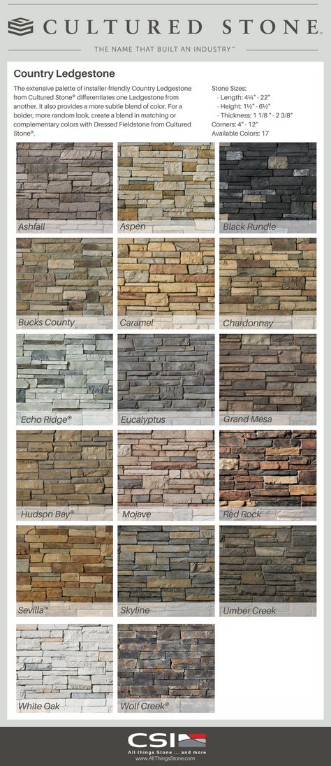 Exterior Stone Ideas House, Exterior Stacked Stone Ideas, Stone Veneer Siding Home Exteriors, Stone Options For Exterior, Culture Stone Exterior House, Stacked Stone Outside House, Different Types Of Stone Exterior, Brown Stone Exterior House, Faux Stone Interior Walls