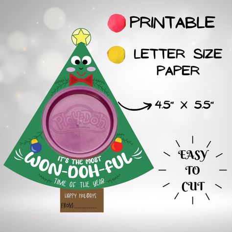 Playdoh Christmas gift for kids classmates printable-noncandy gift for school Christmas gift exchange -kids Christmas gift kindergarten prek Play Dough Gift Tags Free Printable, Play Doh Classroom Gift, Play Dough Gift Tags Free Printable Christmas, Play Doh Challenge Cards, Playdoh Christmas Tag, Christmas Playdoh, Kids Christmas Gift Tags, Kids Gift Tags, School Christmas Gifts