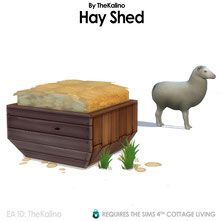 Hay Shed, Medieval Bed, Sims 4 Cottage, Dog Ram, Sims 4 Decades Challenge, Sims Medieval, Sims 5, Sims 4 Game Mods, Ranch Decor