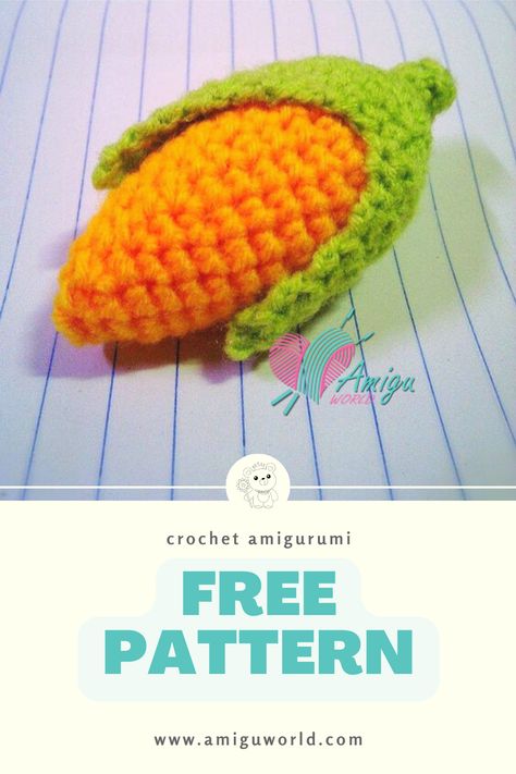 Corn keychain will make a perfect birthday present or holiday gift for a loved one! Follow our step-by-step instructions below! Corn Amigurumi Free Pattern, Crochet Corn Free Pattern, Crochet Corn On The Cob, Crochet Corn On The Cob Pattern Free, Corn Crochet Pattern Free, Lemon Crochet Pattern, Cherry Amigurumi, Grapes Crochet, Pear Crochet