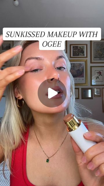 (PART 2/2) How to get that golden glowing skin, sunkissed sunburny-tan look, with makeup! Featuring some of my favorite organic and cruel... | Instagram Sunkissed Makeup Natural, Ogee Makeup, Sunkissed Makeup Look, Sunkissed Makeup, Cruelty Free Products, Armani Beauty, March 7, Free Products, Makeup Inspo