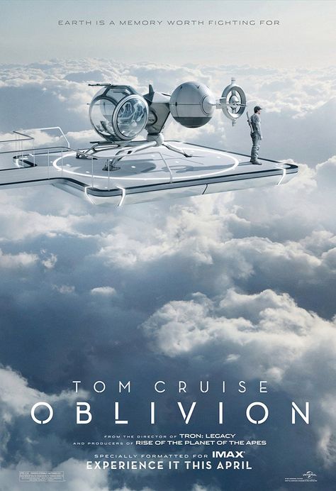 Oblivion 2013, Oblivion Movie, Science Fiction Movies, Olga Kurylenko, Sci Fi Films, Science Fiction Film, Movies And Series, Planet Of The Apes, Movie Poster Art