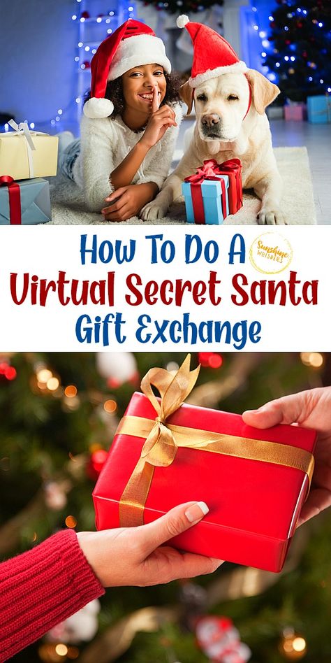 How to Do a Virtual Secret Santa Gift Exchange Secret Santa Generator, Santa Drawing, Secret Santa Questionnaire, Secret Santa Gift Ideas, Christmas Gift Exchange Games, Best Secret Santa Gifts, Gift Exchange Games, Secret Santa Gift Exchange, Christmas Gift Exchange