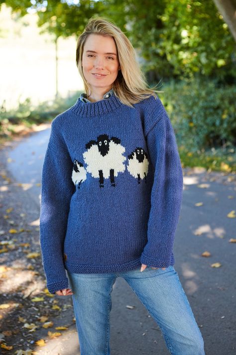 Pachamama Knitwear, Knitted Sheep, Sheep Sweater, Welly Socks, Knitting Group, Oversize Pullover, Fitted Jumper, Knit Outerwear, Sloppy Joe