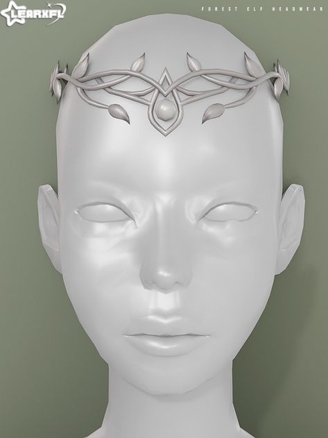 Forest Elf - Headwear [4/5 Items] Forest Elf, Sims 4, Elf, Forest