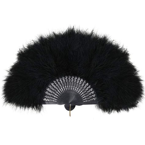 AmazonSmile: BABEYOND Roaring 20s Vintage Style Folding Handheld Flapper Marabou Feather Hand Fan for Costume Halloween Dancing Party Tea Party Variety Show 11" X 20" (Black-Black Rib): Home & Kitchen Glam Halloween Party, Roaring 20s Accessories, 20s Accessories, Feather Hand Fan, 1920s Halloween, Pride Diy, Flapper Accessories, Flapper Party, Diy Tableware