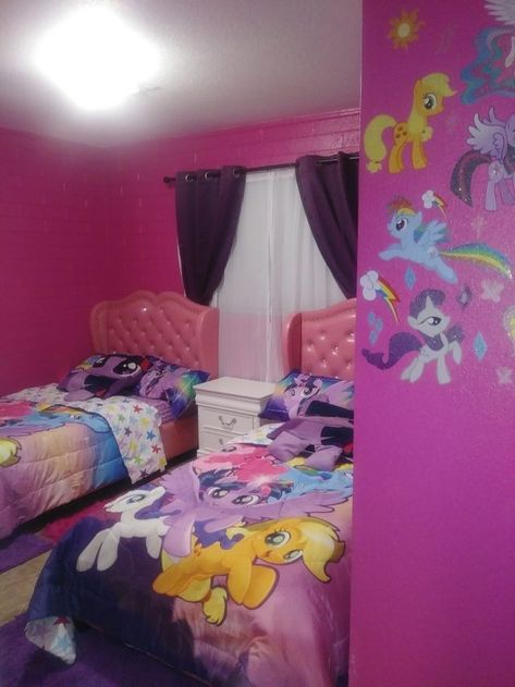 Mlp Bedroom, Mlp Room, My Little Pony Bedroom, 2000s Bedroom, Scene Room, Childhood Aesthetic, Cute Diy Room Decor, Room Inspiration Bedroom, Diy For Girls