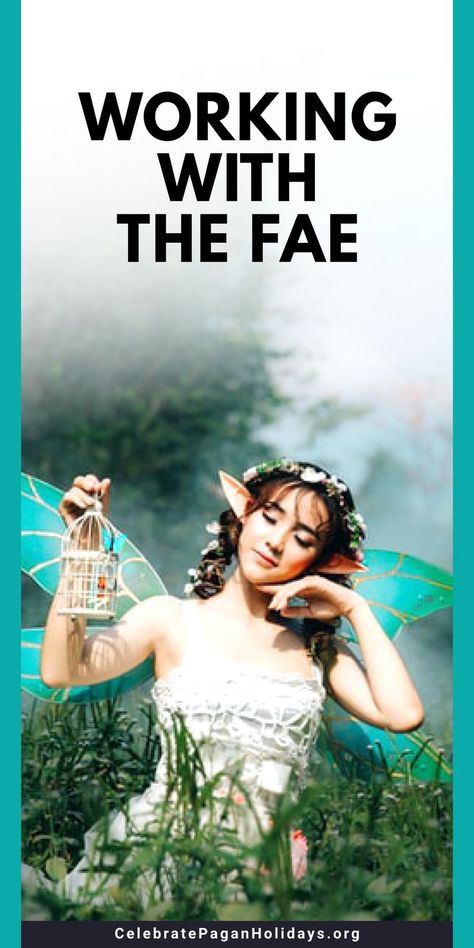 Fairy Fae Witch, Pagan Holidays, Magical Beings, Irish Mythology, Connection With Nature, The Fae, Pagan Rituals, Elves And Fairies, Irish Celtic