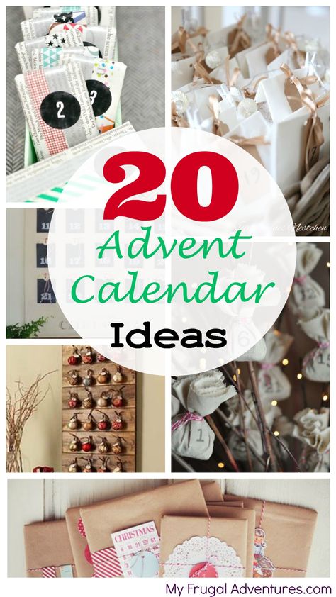 20 Advent Calendar Ideas Diy Advent Calendar Ideas, Calendrier Diy, Advent Calendar Ideas, Homemade Advent Calendars, Advent Ideas, Christmas Bazaar, Christmas Advent Calendar Diy, Printable Advent Calendar, Advent Activities