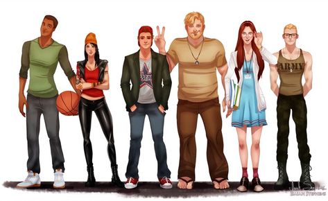 All Grown Up: Recess by IsaiahStephens on DeviantArt Pepper Ann, 90s Cartoon Characters, 90s Tv Shows, Rocket Power, Artwork Inspiration, Hey Arnold, Carmen Sandiego, Classic Cartoon Characters, 90s Cartoons