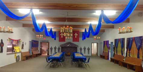 Kingdom Vbs Games, Armor Of God Vbs Decorations Vacation Bible School, Castle Theme Vbs, Vbs Kingdom Theme, Answers Vbs Keepers Of The Kingdom, Keeper Of The Kingdom Vbs, Medieval Vbs Decorations, Vbs Castle Theme Decorating Ideas, Castle Vbs Decorations