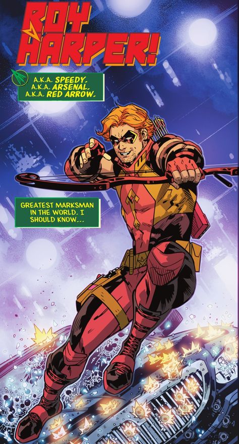 Dc Arsenal, Arsenal Dc Comics, Roy Harper Dc, Red Arrow Dc, Arsenal Dc, Dc Poster, Arrow Poster, Arrow Dc Comics, Roy Harper