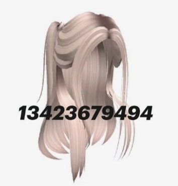 Bloxburg Platinum Blonde Hair Codes, Platinum Blonde Hair Roblox Code, Roblox Platinum Hair Codes, Platnum Blonde, Blonde Hair Roblox, Brown Hair Roblox, Roblox Hair, Grey Blonde Hair, Code Roblox