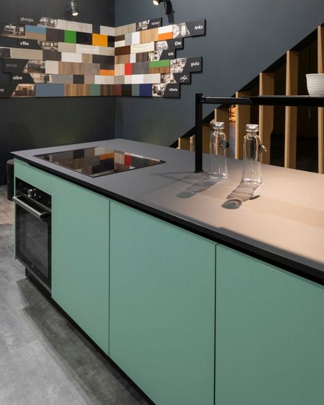 veryday is a good day to enjoy some #FENIXcolors: like this kitchen made of FENIX NTM® Bloom Verde Brac! Design by: @siracucine . #fenixforinteriors #fenixntm #fenixntmbloom #kitchen #kitchendesign #interiordesign #verdebrac #sustainability #italiandesign #designinspiration #kitchenstories #kitcheninspo #kitchensolution #kitchenideas #kitchenstyle #fenix #fenixmaterial #cucinedesign #cucinemoderne #arredocucina #køkkeninspiration #cuisinemaison #cocinasdiseño #cocinasmodernas Fenix Kitchen, Kitchens Design, Kitchen Solutions, Vertical Design, Smart Appliances, Kitchen Stories, Carbon Neutral, Kitchen Trends, Green Kitchen