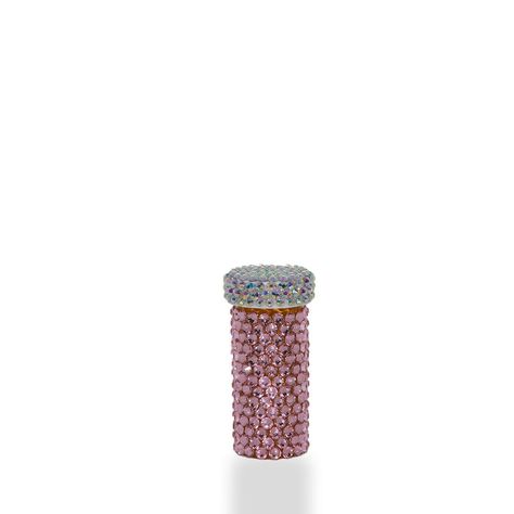 While this handmade rhinestoned pill bottle is a dazzling accessory, I do not recommend using it to store pills. Instead, let it shine as a unique and eye-catching piece of decor! Pill Bottle, Pill Bottles, Let It Shine, Bottle Design, Basket Decoration, Decorative Storage, Decorative Bowls, Pattern Design, Angeles