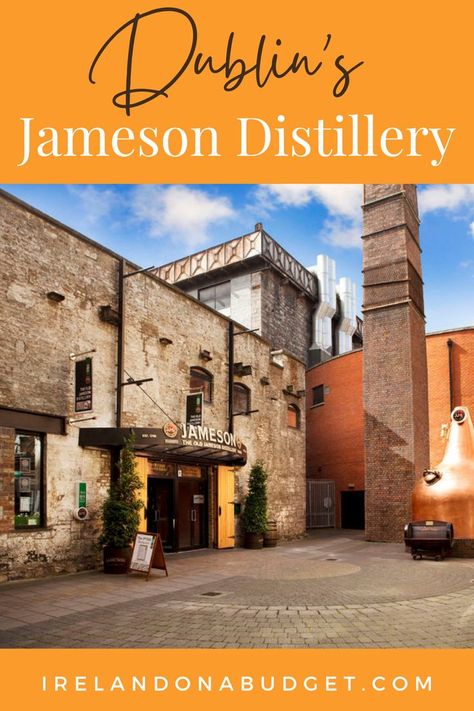 a copper pot outside a building Jameson Distillery, Jameson Whiskey, Whiskey Distillery, Whiskey Brands, Ireland Vacation, Irish Whiskey, World Travel, Dublin Ireland, How To Take