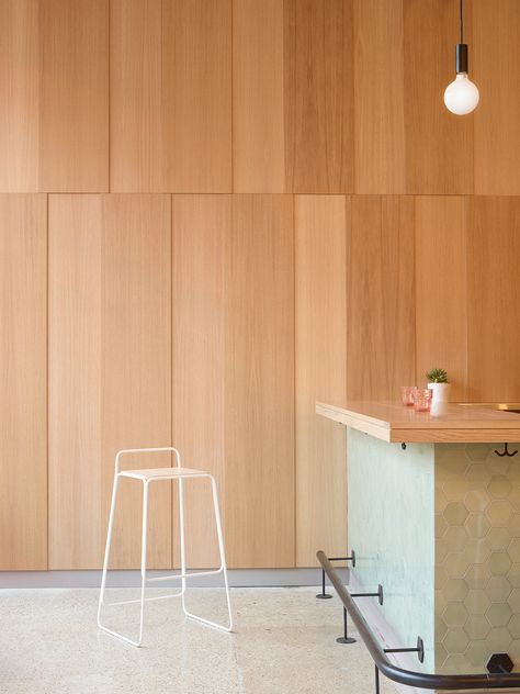 Plywood Wall Paneling, Plywood Interior, Plywood Walls, Tap Room, Brewing Company, Contemporary Lighting, Commercial Design, Architectural Elements, Wooden Wall