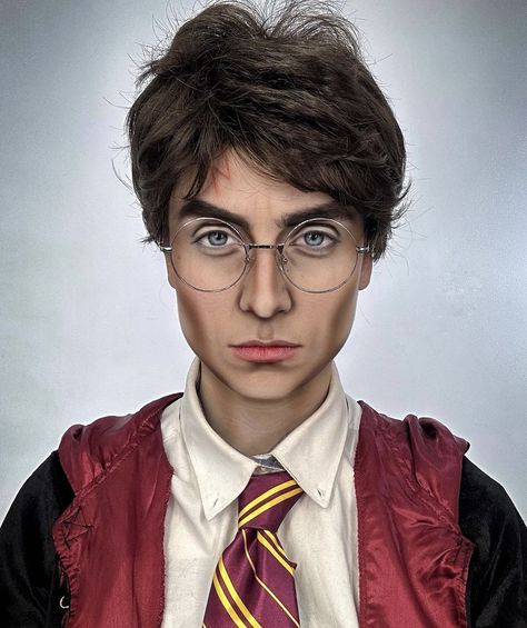 Maquillage Harry Potter, Harry Potter Makeup, Harry Potter Cosplay, Special Fx Makeup, Old Makeup, Harry Potter Halloween, Theatrical Makeup, Character Makeup, Halloween Makeup Inspiration