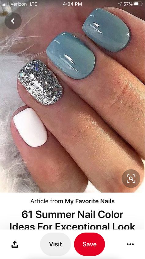 Summer Nail Color Ideas, Summer Nail Color, Nail Color Ideas, Nagellack Trends, Breakfast At Tiffany's, Cute Gel Nails, Nails 2020, Short Acrylic Nails Designs, 2020 Trends