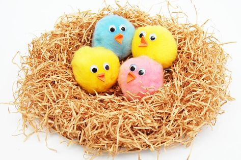 Bird Nest Craft Preschool, Nest Craft Preschool, Birds In A Nest, Nest Craft, Bird Nest Craft, Summer Arts And Crafts, Craft Preschool, Orange Craft, Fun Craft Ideas