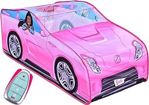 Barbie Convertible, Princess Playhouse, Playhouse Furniture, Barbie Car, Car Tent, Perfect Road Trip, Imaginary Play, Barbie Toys, Kids Playhouse