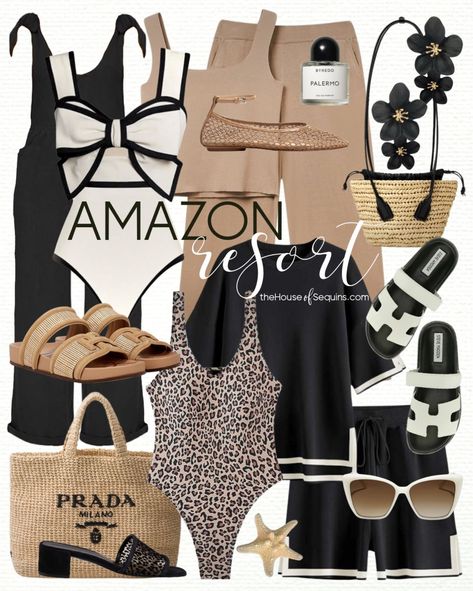 FLAXMAKER Black and White Bow-tie … curated on LTK Mayven Sandals, Beach Travel Outfit, Bottega Arco, Resort Casual Attire Women, Steve Madden Mayven, Emily Style, Pool Party Outfit, Beach Trip Outfits, Leopard Swimsuit