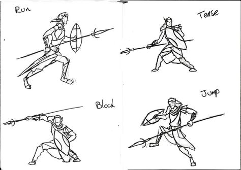 Spear Fighting Poses Person Holding Spear Drawing Reference, Spearman Pose, Spear Reference Pose, Spear Poses Drawing Reference, Holding Shield Pose Reference, Spear Throwing Reference, Spear Character, Man With Spear Pose, Spear Throwing Pose