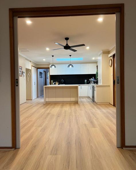 Blackbutt Hybrid Flooring, Dinign Room, Hybrid Flooring, Hamptons House, Melbourne Australia, Kitchen Ideas, The Hamptons, Uv Protection, Hardwood Floors