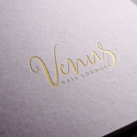 Venus Logo Design, Nail Art Logo, Nail Studio Logo, Luxury Typography, Lounge Logo, Fancy Nail Art, Hair And Nail Salon, Logo Branding Design, Nail Logo