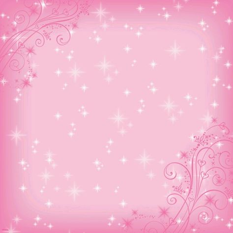 Disney Princess Background, Pink Sparkle Background, Sparkles Background, Charmmy Kitty, Princess Invitations, Disney Cards, Disney Background, Disney Scrapbooking, Pink Sparkle