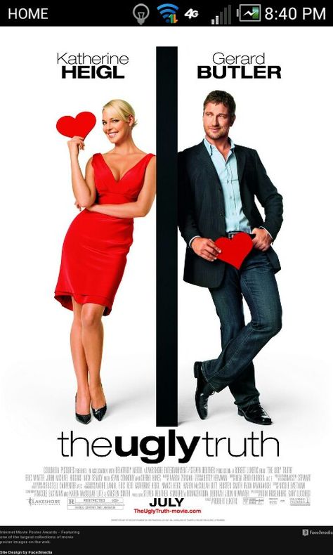 Movies I love The Ugly Truth Movie, Best Chick Flicks, Little Dorrit, Chick Flick, Katherine Heigl, Romantic Films, Movies Worth Watching, Romantic Comedy Movies, See Movie