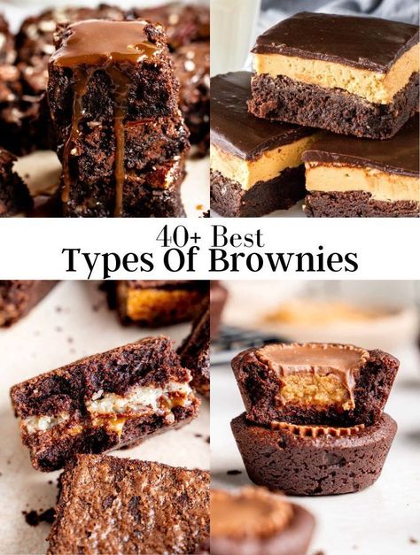 Types Of Brownies, Holiday Recipes Christmas Desserts, Matcha Brownies, Lemon Brownies, Dairy Free Brownies, Raspberry Brownies, Fudgy Brownie Recipe, Perfect Brownies, Brownie Toppings