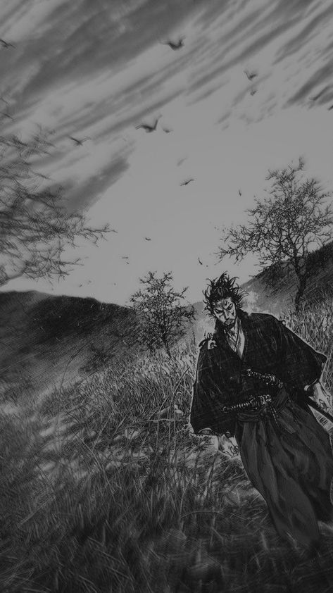 #aesthetic Mushasi Miyamoto Wallpaper, Manga Dark Wallpaper, Miyamoto Musashi Wallpapers, Musashi Miyamoto Wallpapers, Musashi Wallpaper, Vagabond Wallpaper, Miyamoto Musashi Art, Guerriero Samurai, Musashi Miyamoto